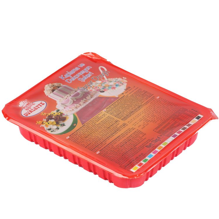 Ovalette Rollfondant Dunkelrot 1 kg